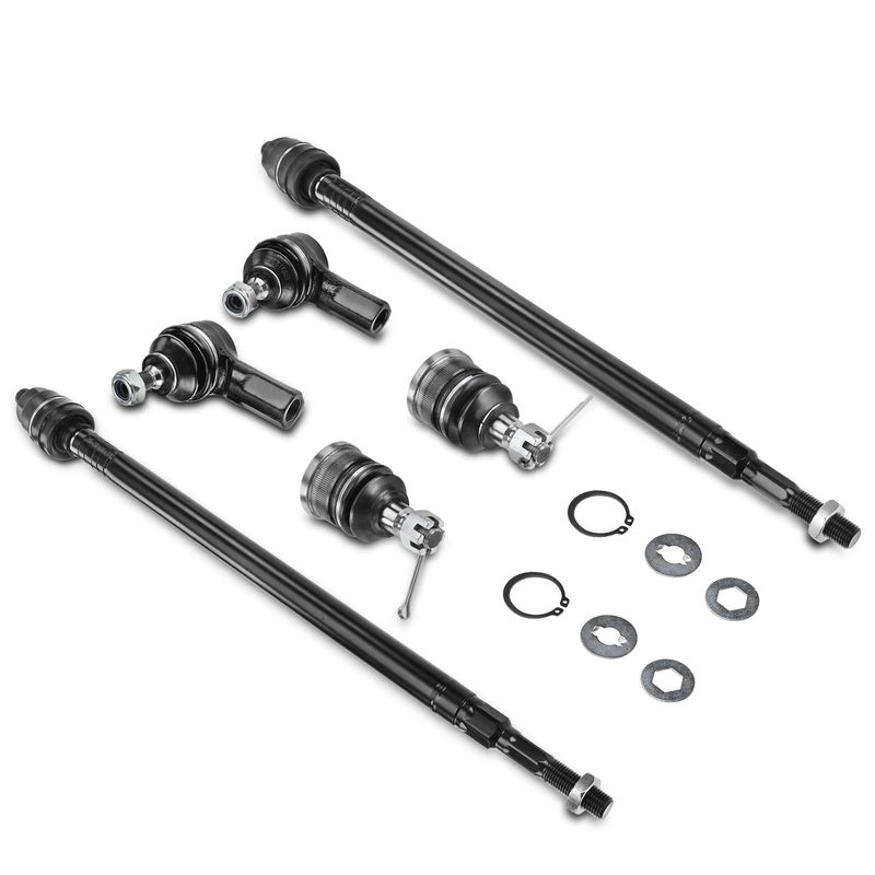 6x Inner & Outer Tie Rod End & Front Lower Ball Joint for Acura EL Honda Civic