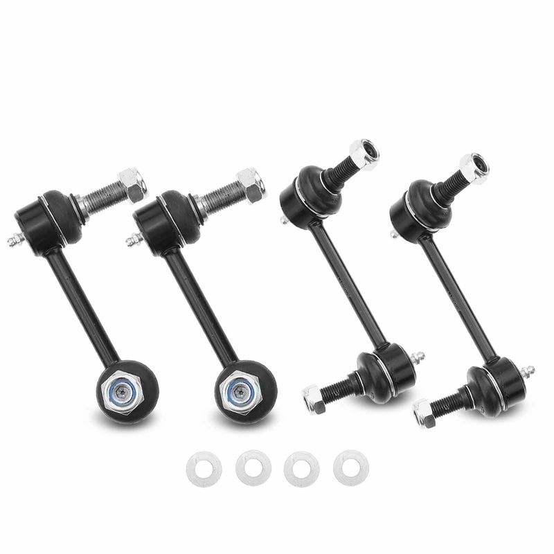 4x Front & Rear Sway Bar Link for Buick Rainier 04-07 Chevrolet GMC Isuzu Saab