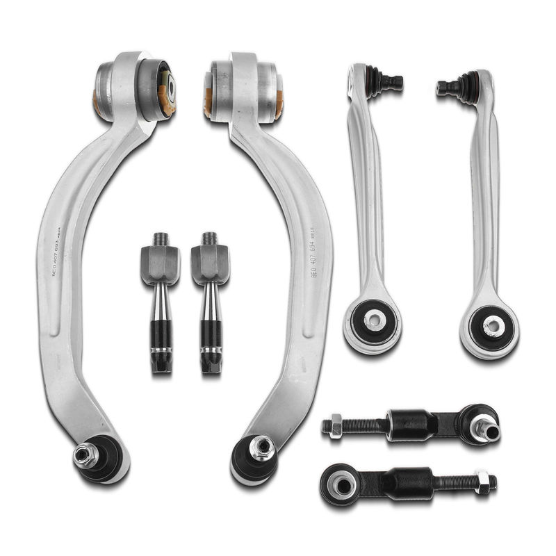 8x Front Control Arm with Ball Joint Tie Rod End for Audi A4 A6 Volkswagen Passat