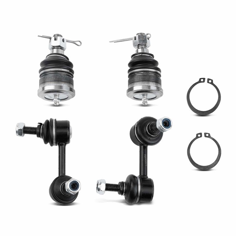 4x Front & Rear Stabilizer Bar End Link Ball Joint for Acura EL Honda Civic 01-05