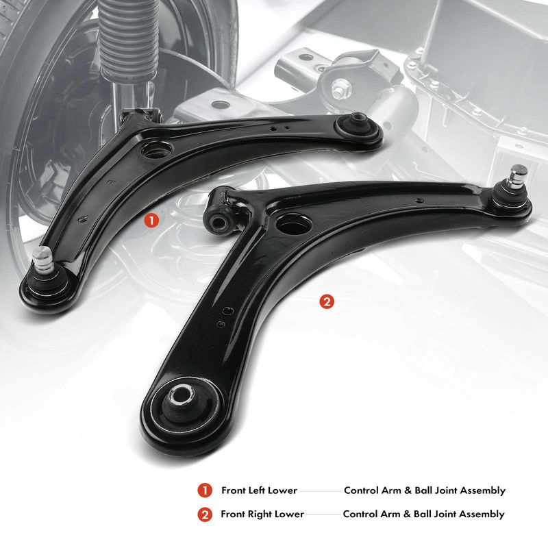 2x Front Lower Control Arm with Ball Joint for Mitsubishi Lancer Outlander RVR
