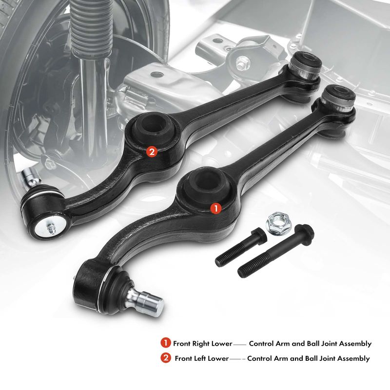2x Front Lower Control Arm with Ball Joint for Ford Windstar 1995-1998 3.0 3.8L