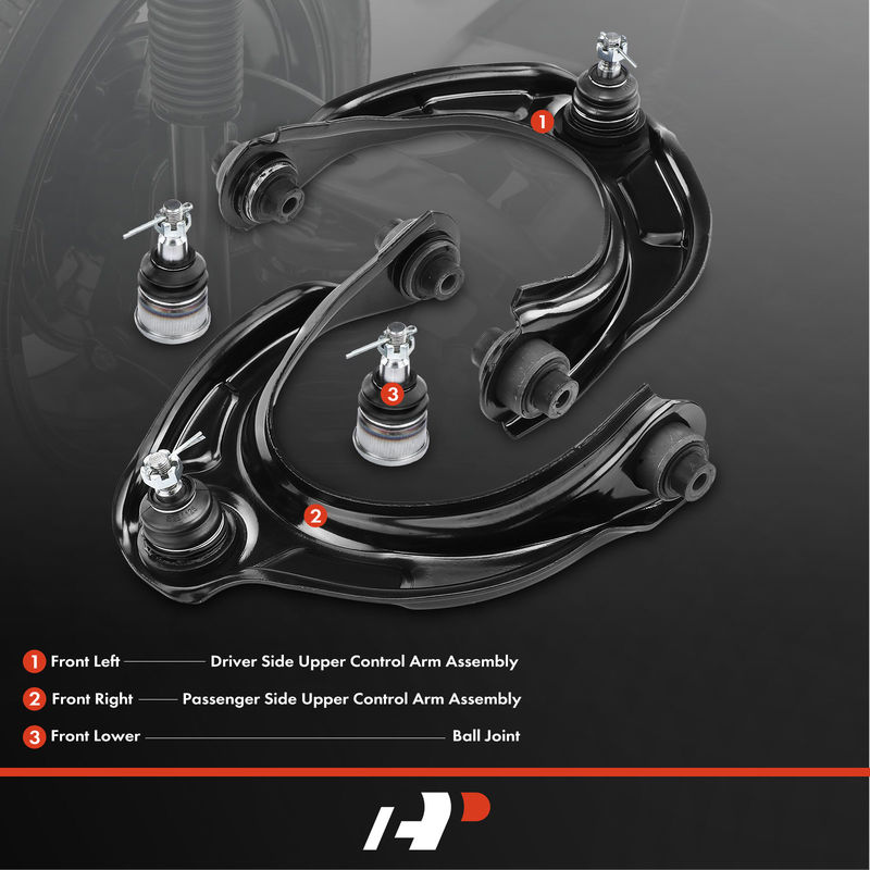 4x Front Control Arm with Ball Joint for Honda Accord 08-12 Acura TSX 09-14 2.4L