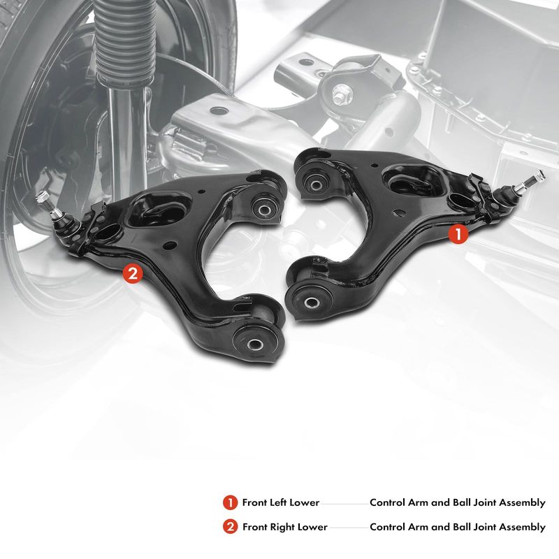 2x Front Control Arm with Ball Joint for Chevrolet Silverado 1500 GMC Sierra