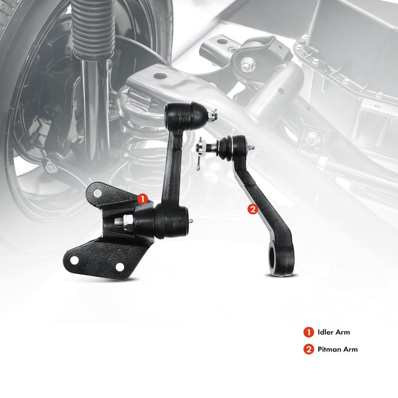 2x Steering Idler & Pitman Arm Kit for Toyota 4Runner 1986-1991 Pickup 1986-1995