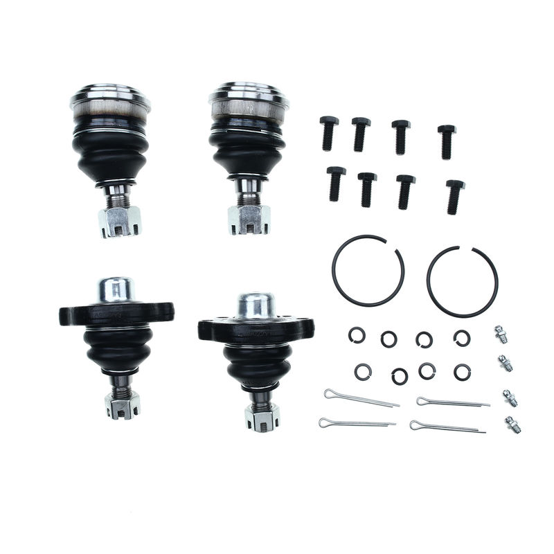4x Front Lower & Upper Ball Joints for Nissan D21 1986-1994 Pickup 1995-1997 RWD
