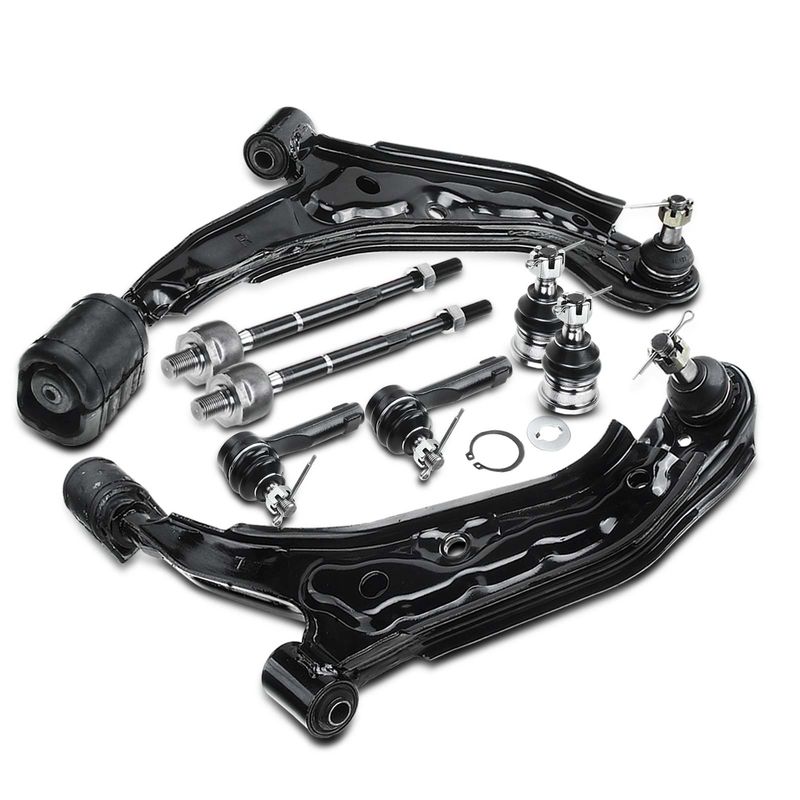 8x Front Lower Control Arm Ball Joint & Tie Rod End for Nissan Sentra 91-94 1.6L