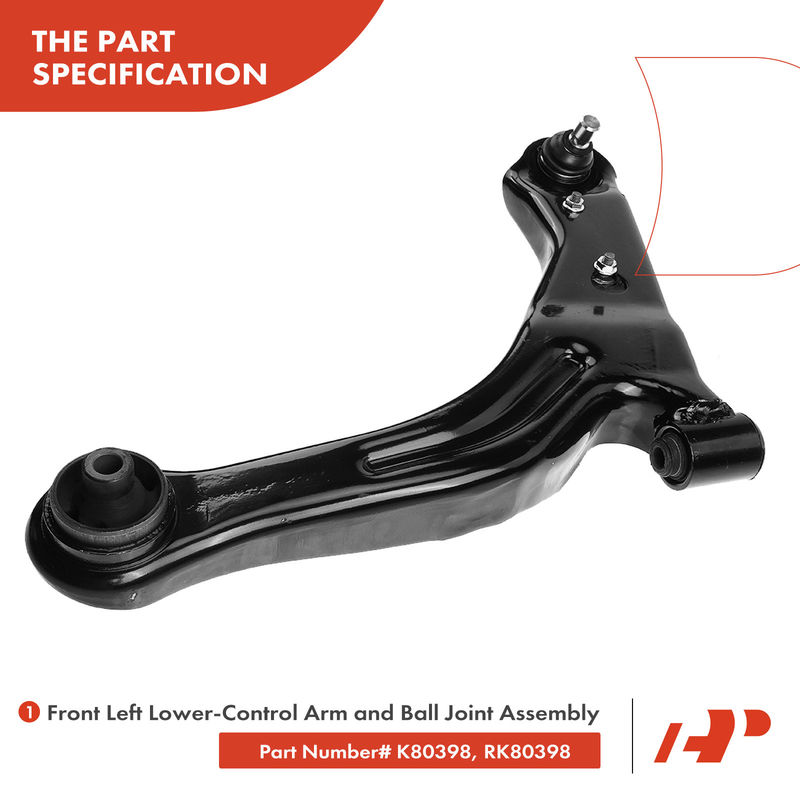 2x Control Arm with Ball Joints for Ford Escape Mazda Tribute 2001-2004