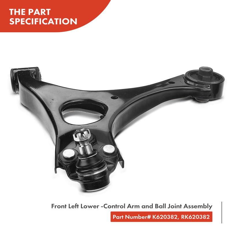 4x Front Lower Control Arm with Ball Joints Tie Rod Ends for Honda Civic 06-11