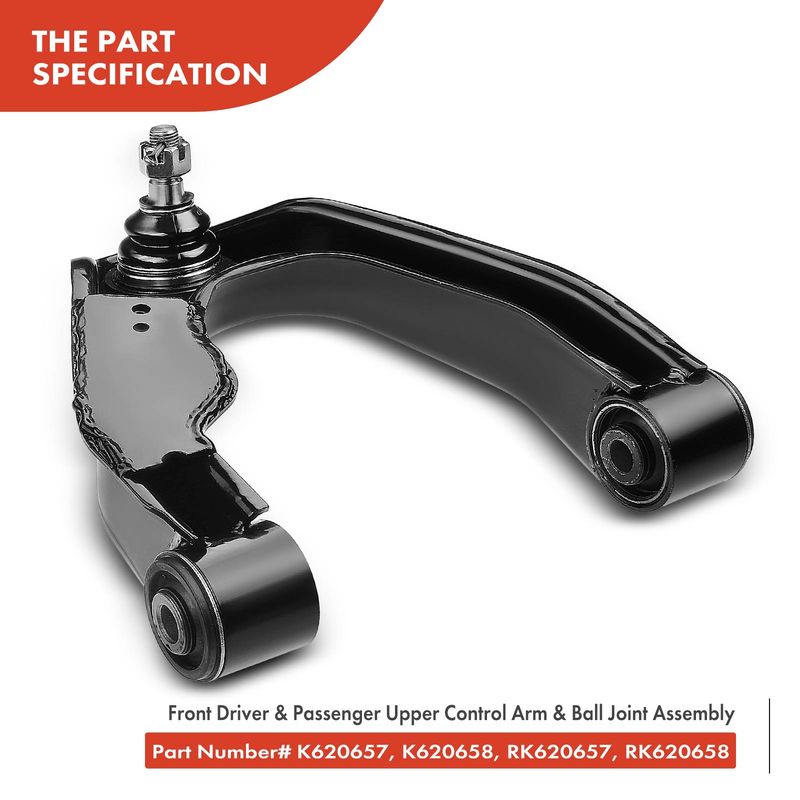 2x Front Upper Control Arm with Ball Joint Assy for Nissan Xterra Frontier 98-04