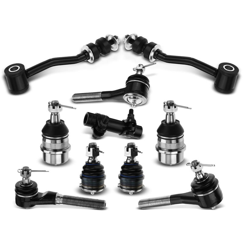 10x Front Stabilizer Bar Link Tie Rod End & Ball Joint for Jeep ZJ Grand Cherokee