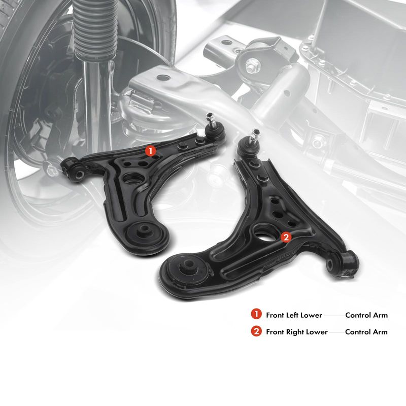 2x Front Lower Control Arm & Ball Joint Assembly for Pontiac G3 Chevy Aveo5