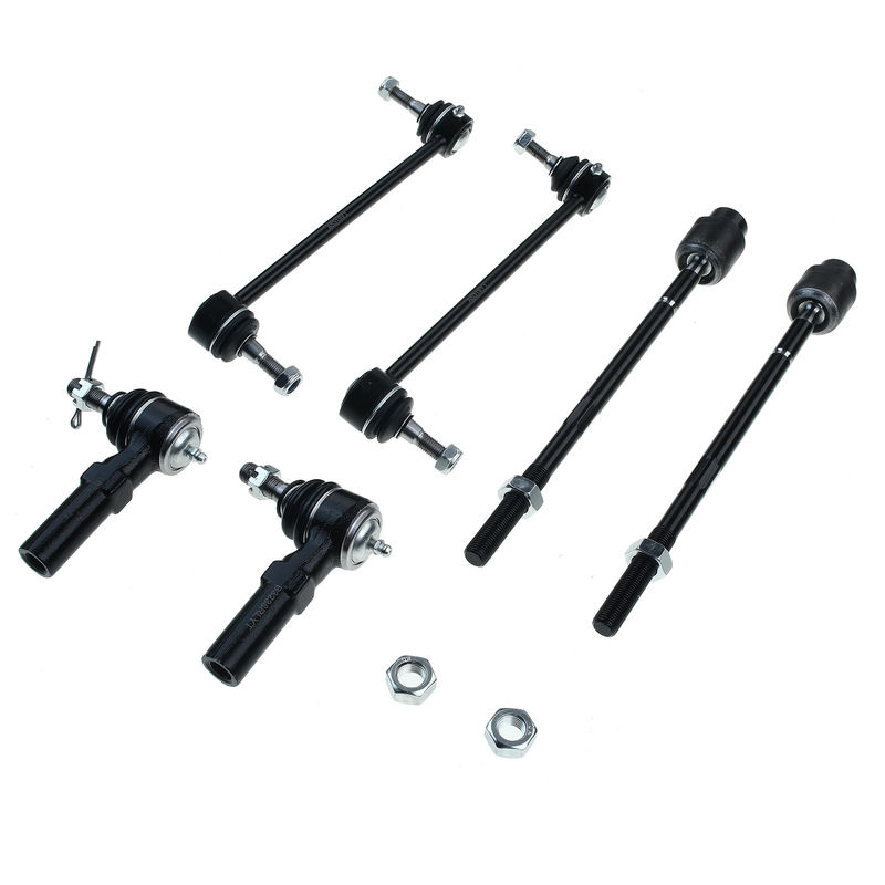 6x Front Sway Bar Inner & Outer Tie Rod Ends for Cadillac DeVille Seville