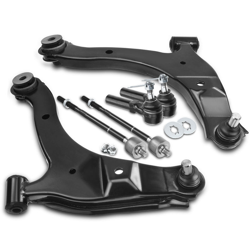 6x Front Control Arm with Ball Joint Tie Rod End for Dodge Chrysler Plymouth Neon