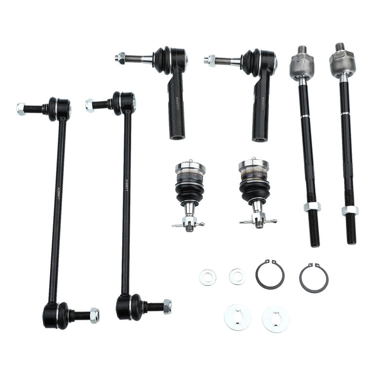 8x Front Sway Bar Links Tie Rod Ends & Ball Joints for Chrysler Voyager Dodge