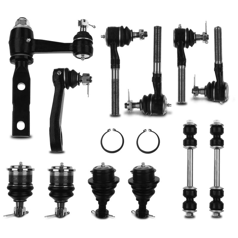 12x Front Tie Rod End with Ball Joint for Ford F150 97-03 Expedition F250 Lincoln