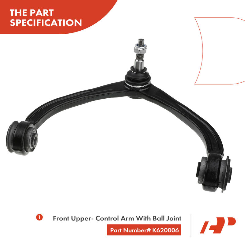 4x Front Control Arm with Ball Joint for Dodge Dakota 05-10 Mitsubishi Raider Ram