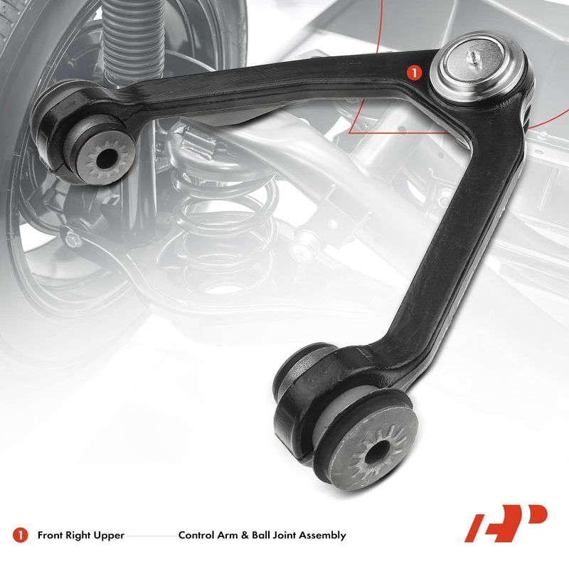 Front Right Upper Control Arm with Ball Joint for Ford F-150 F-250 Expedition 4WD