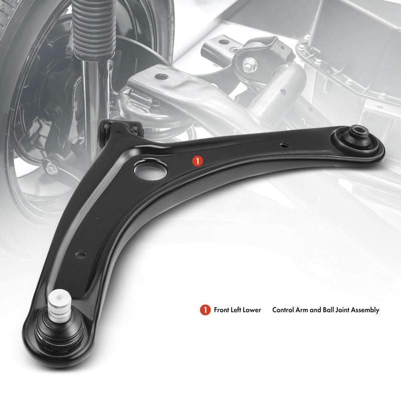 Front Left Lower Control Arm & Ball Joint for Jeep Compass 07-17 Dodge Caliber