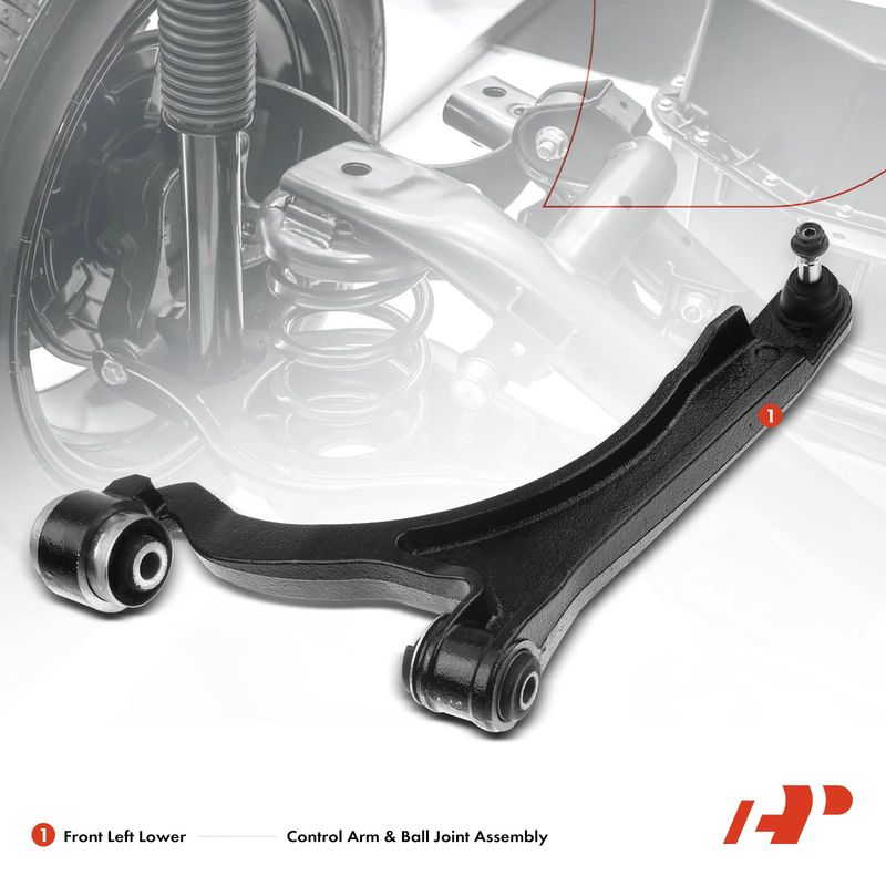 Front Left Lower Control Arm with Ball Joint for Chrysler Pacifica 2004-2008