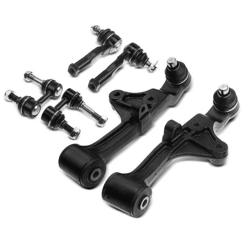 6x Front Control Arm with Ball Joint Stabilizer Bar Link for Kia Sedona 2002-2005