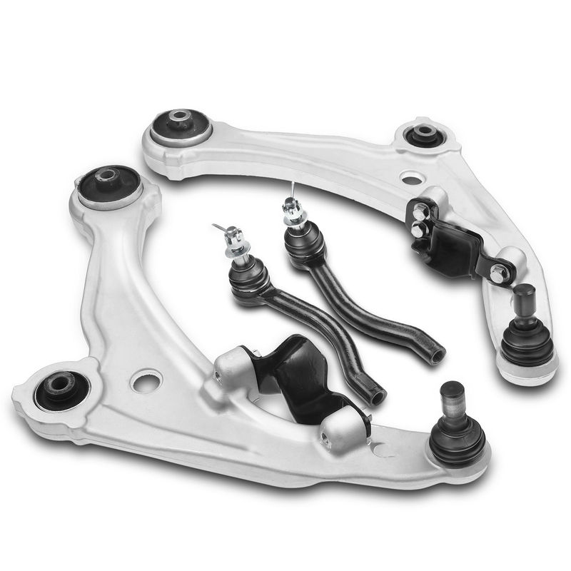 4x Front Lower Control Arm Assembly & Tie Rod End for Nissan Altima 2007-2013