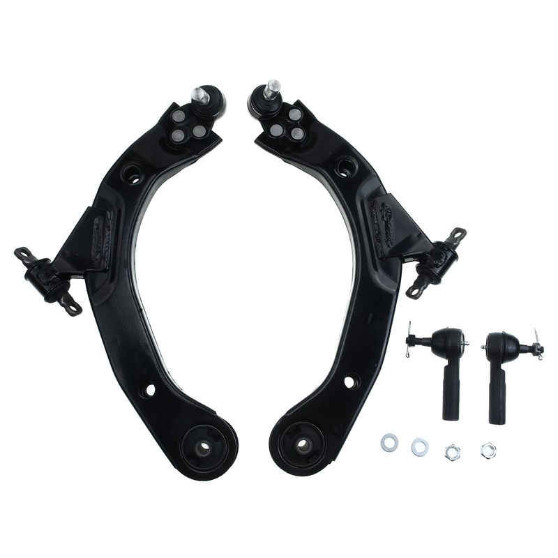 4x Front Control Arm Tie Rod End for Chevy Cobalt 2005-2010 HHR Pontiac Saturn
