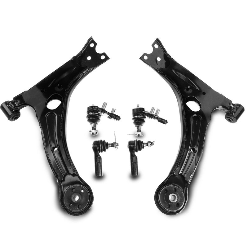 6x Front Control Arm & Ball Joint & Tie Rod End for Pontiac Vibe Toyota Matrix