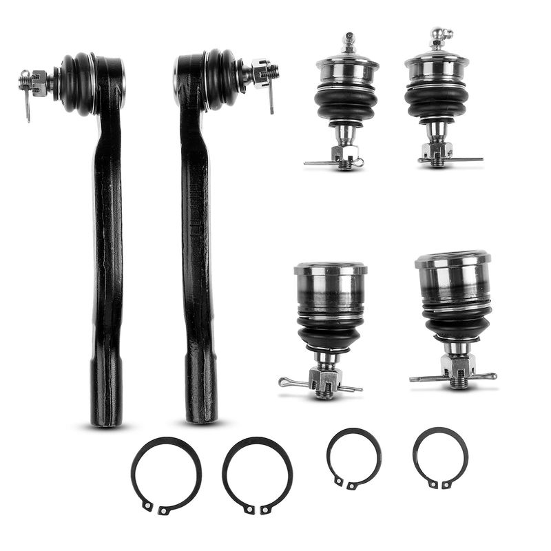 6x Front Tie Rod End & Ball Joint End for Honda Accord 94-97 Odyssey Isuzu Oasis