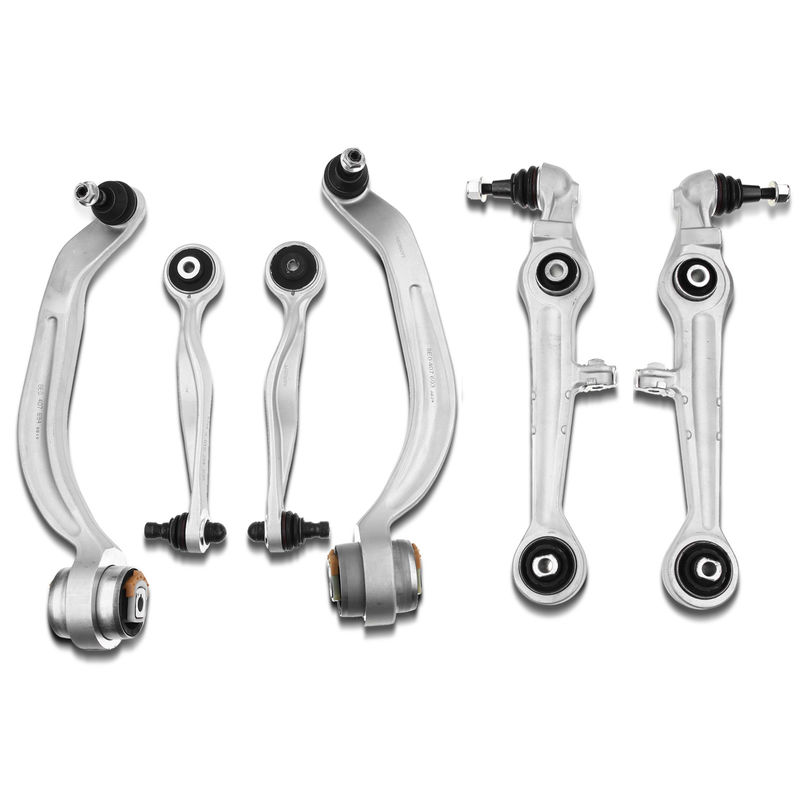 6x Front Lower & Upper Control Arm with Ball Joints for Audi S4 S6 S8 VW Passat