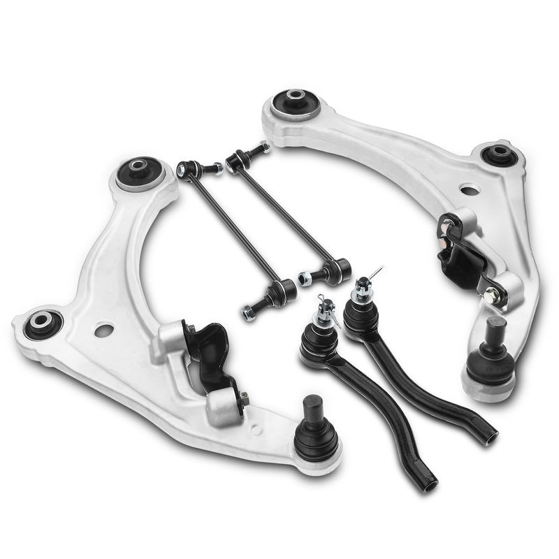 6x Front Lower Control Arm with Ball Joint Stabilizer Bar Link for Nissan Maxima