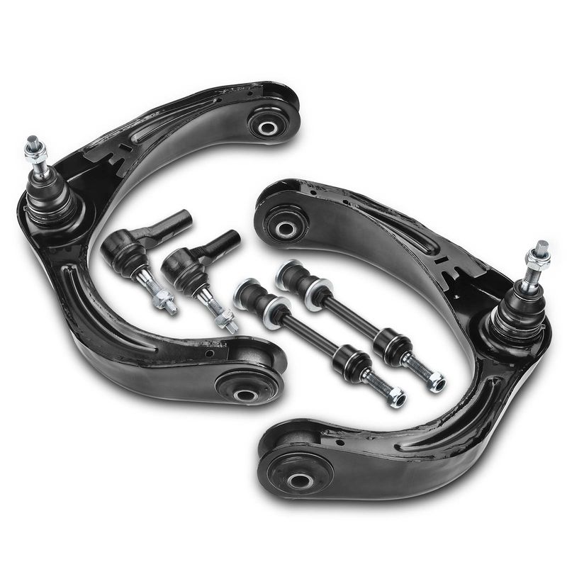 6x Front Control Arm with Ball Joint Sway Bar Link for Dodge Ram 1500 06-08