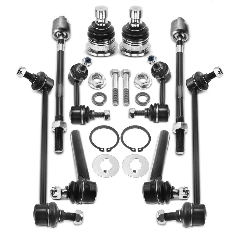 10x Front & Rear Sway Bar Links Tie Rod Ends for Nissan Murano 2005-2007 V6 3.5L