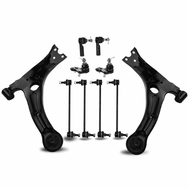 8x Front Control Arm & Ball Joint & Sway Bar Link for Pontiac Vibe Toyota Matrix