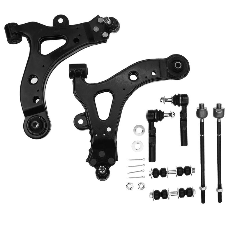 8x Front Lower Control Arm Ball Joint Tie Rod for Buick Rendezvous Pontiac Aztek