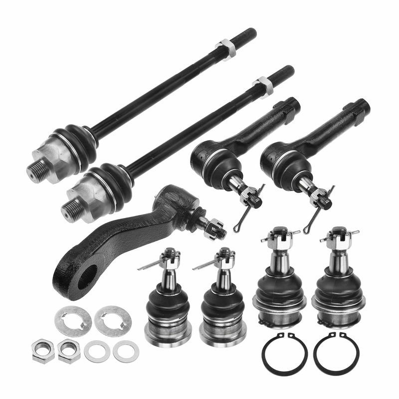 9x Pitman Arm & Inner & Outer Tie Rod End Kit for Chevrolet Silverado 1500 GMC