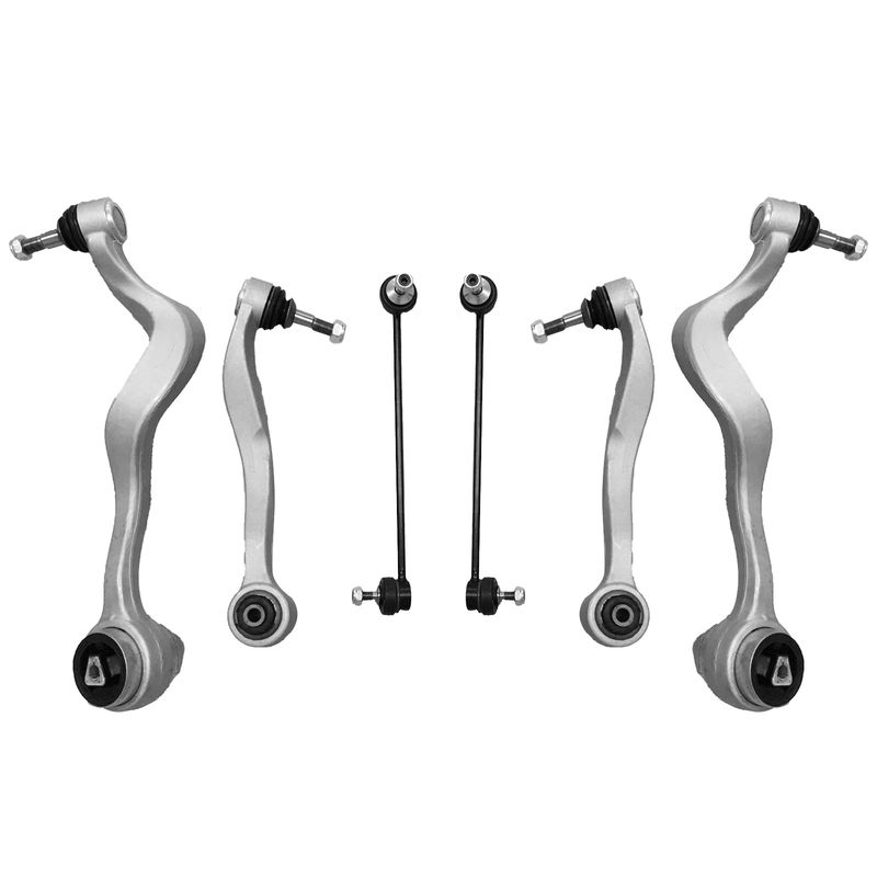 6x Front Lower Control Arm Sway Bar Link Kit for BMW E60 525i 530i 545i 550i