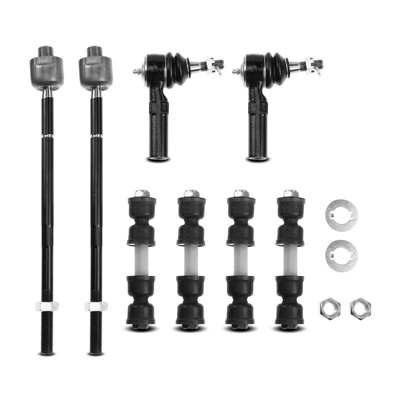 8x Front & Rear Sway Bar Link Tie Rod End for Buick LeSabre Cadillac Pontiac