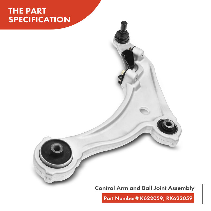 4x Front Lower Control Arm with Ball Joint Stabilizer Bar Link for Nissan Maxima