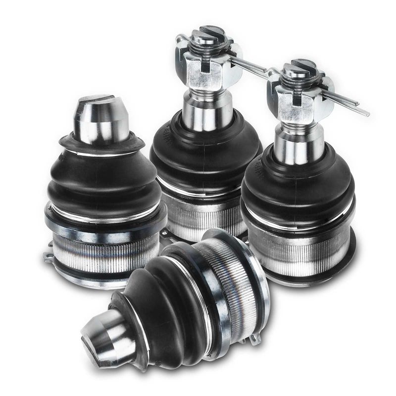4x Front Lower & Upper Suspension Ball Joint for Ford F-250 F-350 F-250 HD RWD