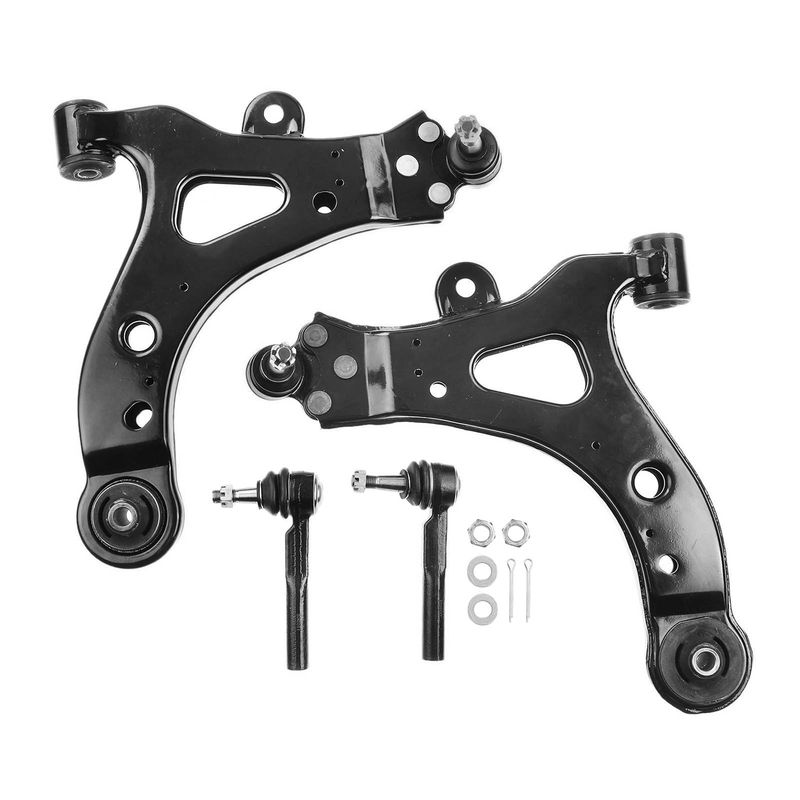 4x Front Lower Control Arm Ball Joint Tie Rod Kit for Buick Rendezvous Pontiac