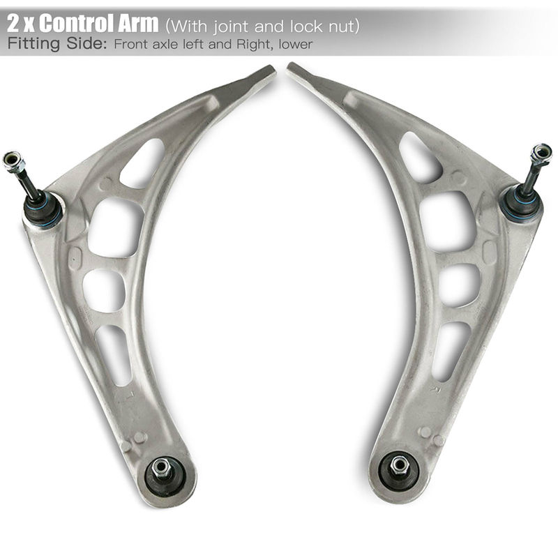 4x Front Lower Control Arm & Bushing for BMW E46 323 325 328 330 i Ci 1999-2006