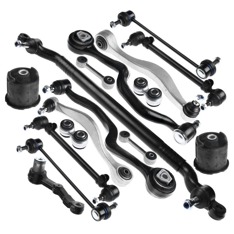 16x Front & Rear Control Arm Sway Bar Link Tie Rod Ball Joint Bushing for BMW E34