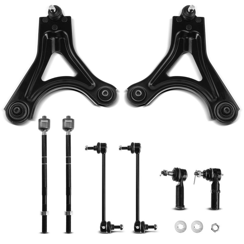 8x Front Control Arm with Ball Joint Sway Bar Link for Ford Contour Mercury