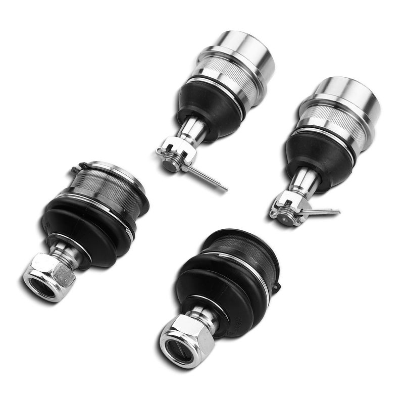 4x Front Lower & Upper Ball Joints for Dodge Ram 1500 2500 1994-1999 4WD