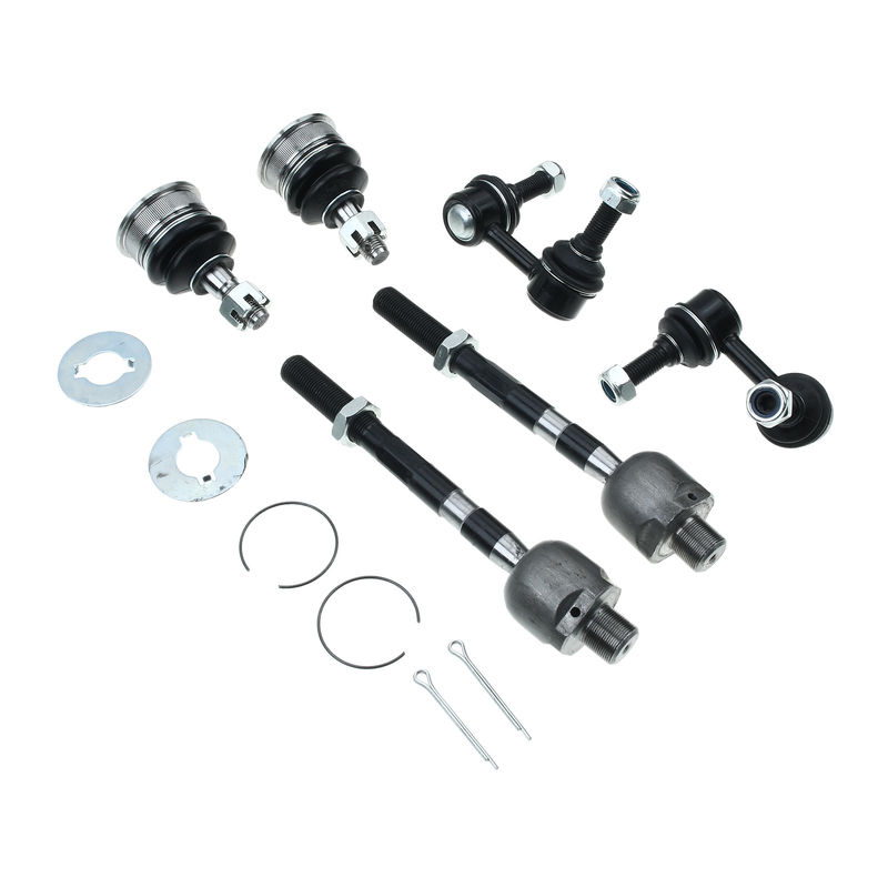 6x Front Ball Joints Tie Rod Sway Bar Link for Nissan Frontier 05-18 Pathfinder