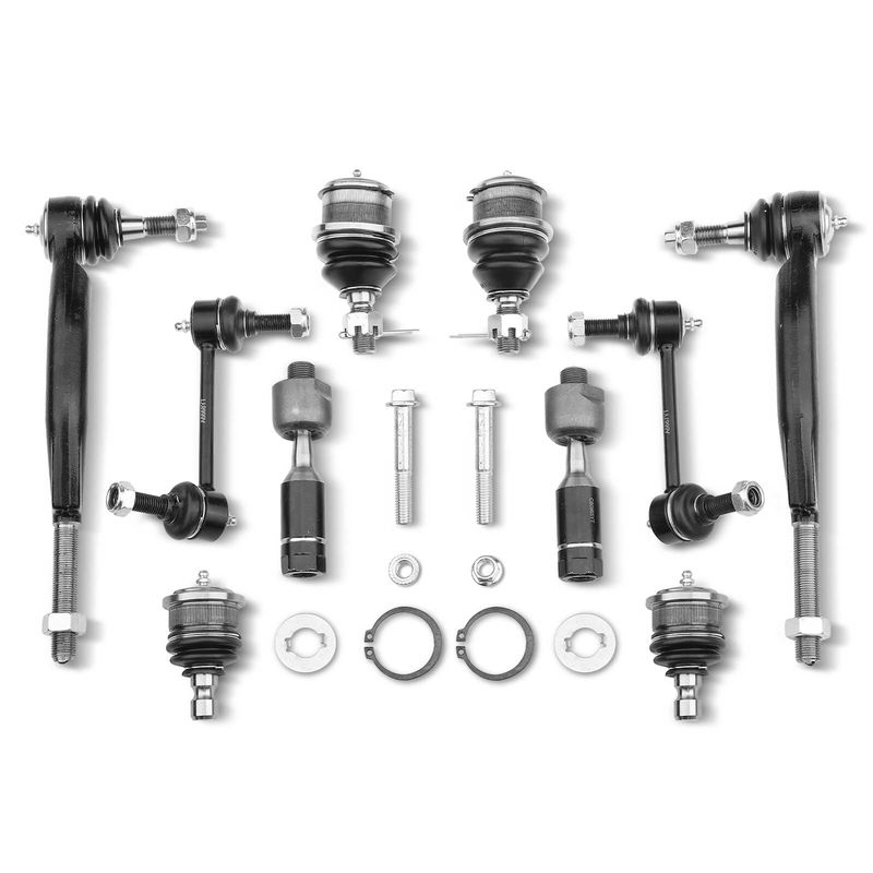 10x Front & Rear Sway Bar End Link & Tie Rod End for Buick Chevrolet GMC Isuzu