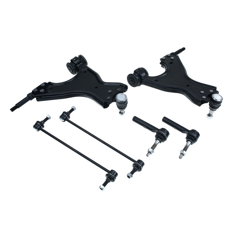 6x Front Lower Control Arm Tie Rod Ends for Chevy Traverse Buick Enclave Saturn