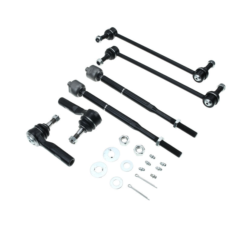 6x Front Inner & Outer Tie Rods & Sway Bar for Chevy Cobalt 05-10 HHR Pontiac G5