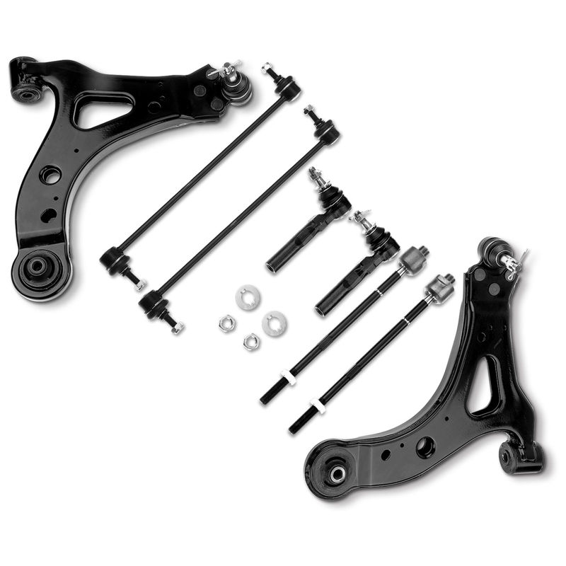 8x Front Lower Control Arm with Ball Joint Sway Bar Link for Pontiac Buick Chevy
